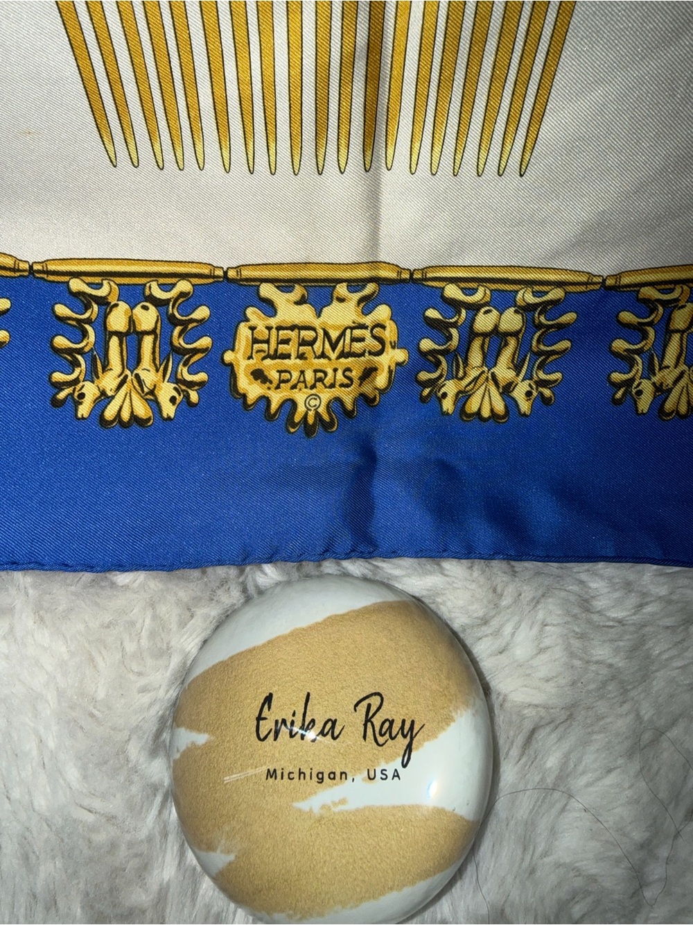 Hermes Cavaliers d’OR Silk Scarf - Picture 3 of 12